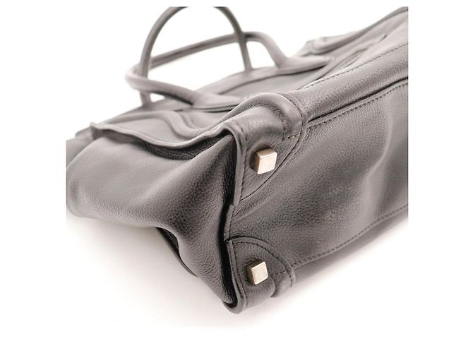 Céline Celine Borsa Tote Micro Luggage Nero - vista 8