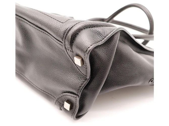Céline Celine Borsa Tote Micro Luggage Nero - vista 9