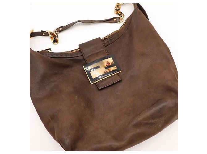 Fendi Zucca Hobo-Tasche Braun - Ansicht 6