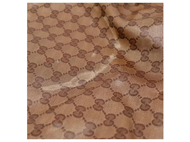 Gucci Borsa Boston Monogram GG con cuori Marrone - vista 11