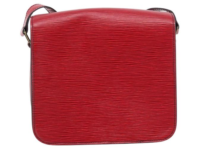 Louis Vuitton Cartouchiere Epi Leather MM Rosso - vista 2