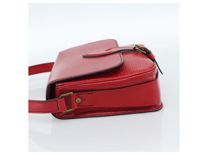 Louis Vuitton Cartouchiere Epi Leather MM Rosso - vista 3