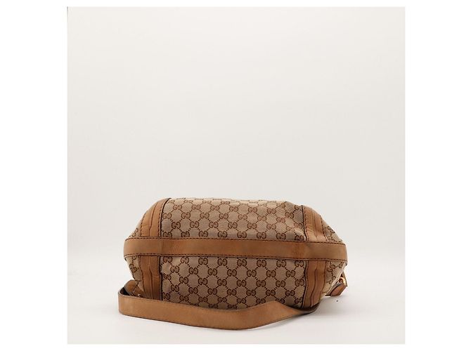 Gucci GG Monogramm Canvas Hobo Bag Braun Beige - Ansicht 5