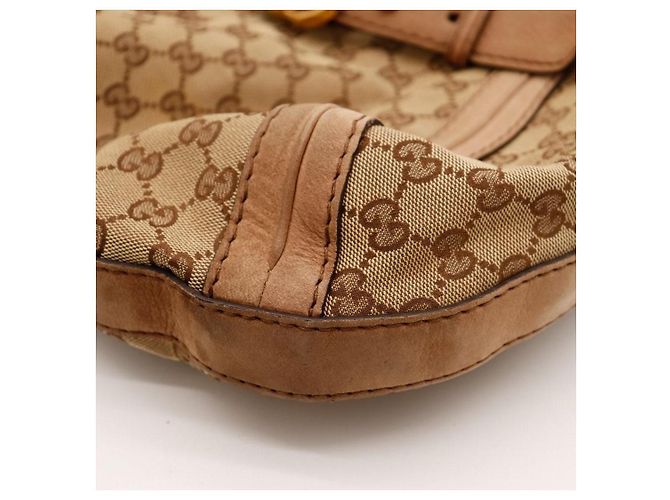 Gucci GG Monogramm Canvas Hobo Bag Braun Beige - Ansicht 8