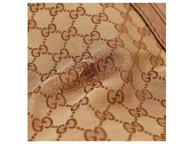 Gucci GG Monogramm Canvas Hobo Bag Braun Beige - Ansicht 9