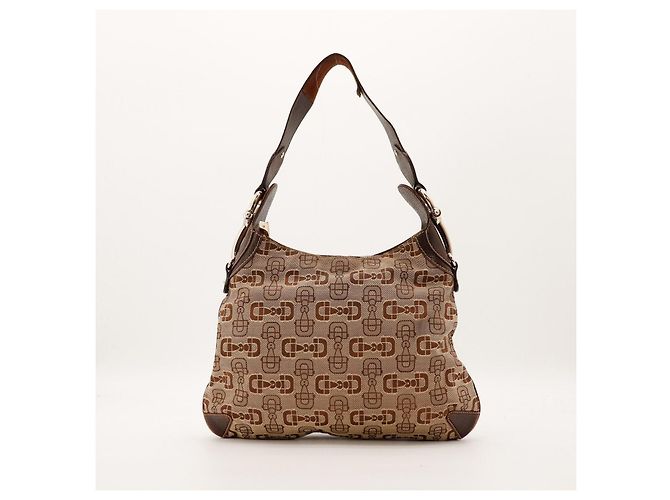 Gucci Hobo-Tasche Monogramm Canvas Braun - Ansicht 3