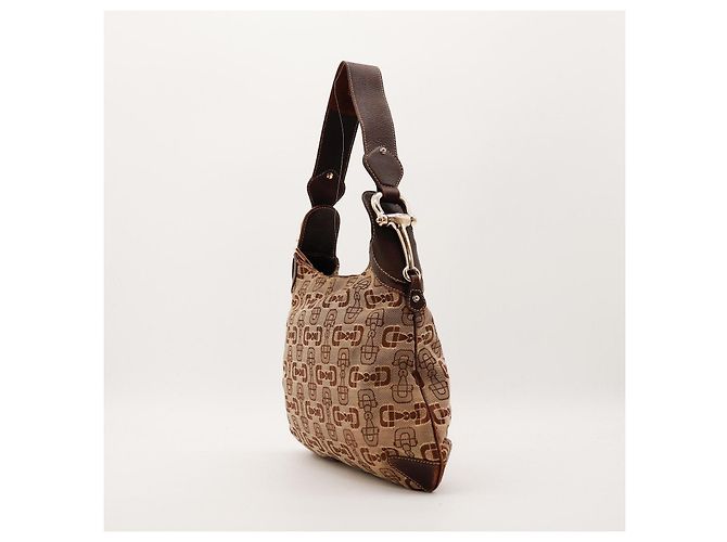 Gucci Hobo-Tasche Monogramm Canvas Braun - Ansicht 4