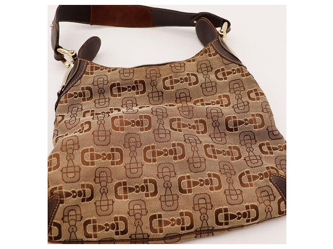 Gucci Hobo-Tasche Monogramm Canvas Braun - Ansicht 6