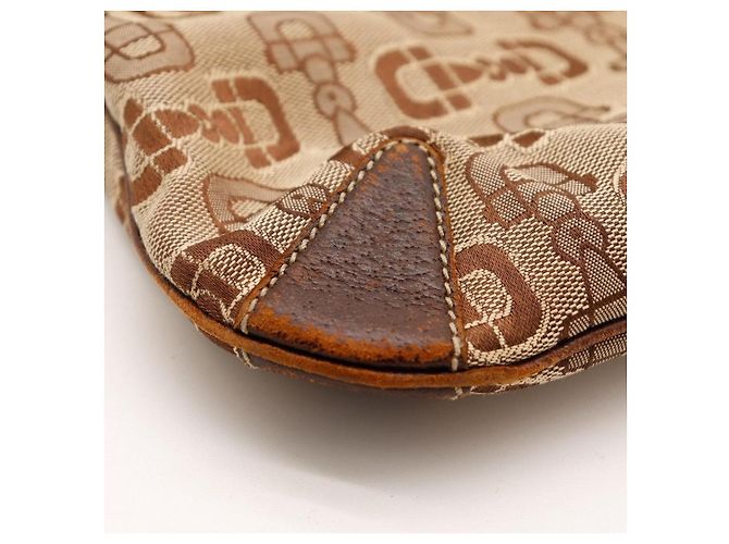 Gucci Hobo-Tasche Monogramm Canvas Braun - Ansicht 9