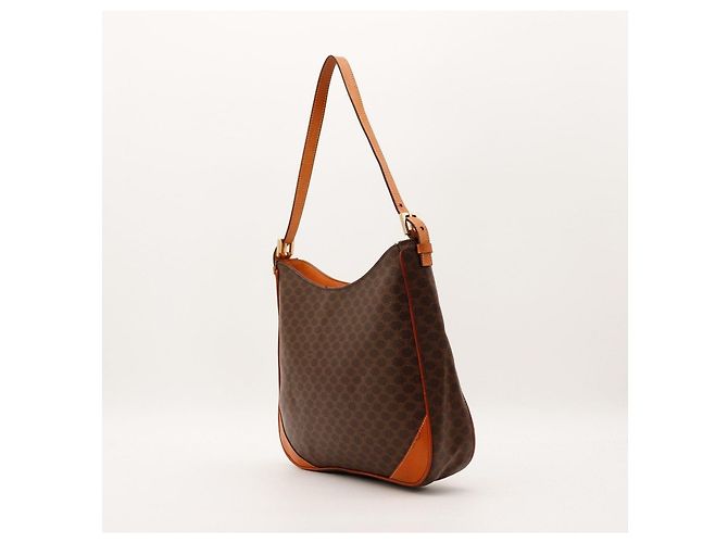 Céline Celine Macadam Monogram Schultertasche Braun Monogramm - Ansicht 2