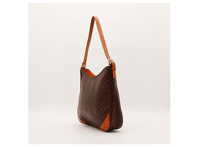 Céline Celine Macadam Monogram Schultertasche Braun Monogramm - Ansicht 4