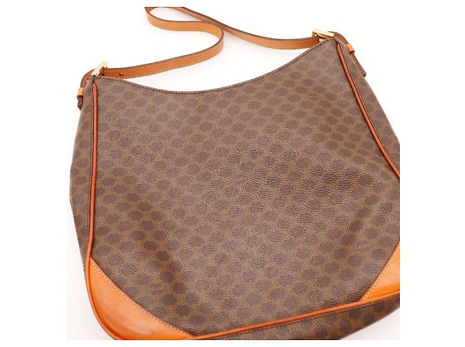 Céline Celine Macadam Monogram Schultertasche Braun Monogramm - Ansicht 6