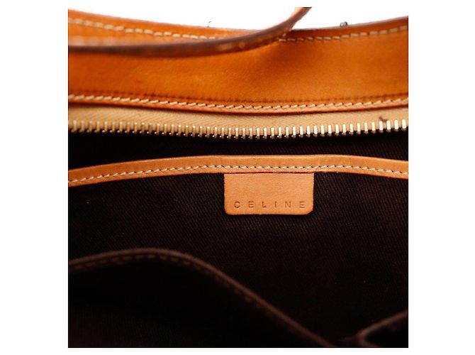 Céline Celine Macadam Monogram Schultertasche Braun Monogramm - Ansicht 7