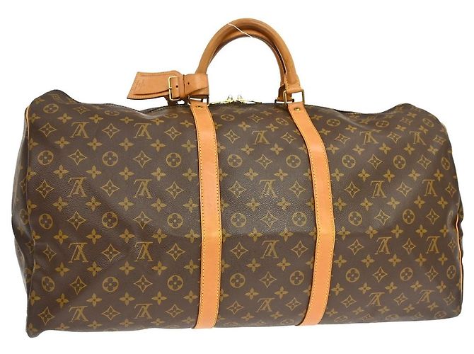 Louis Vuitton Keepall Monogram Canvas 60 Marrone - vista 2
