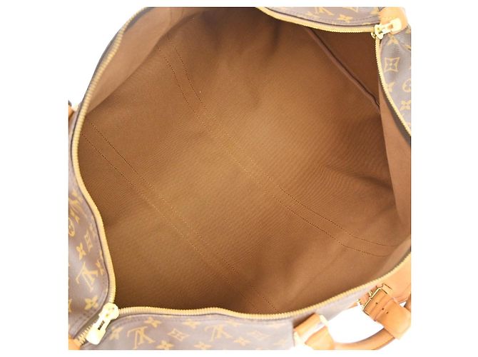 Louis Vuitton Keepall Monogram Canvas 60 Marrone - vista 3