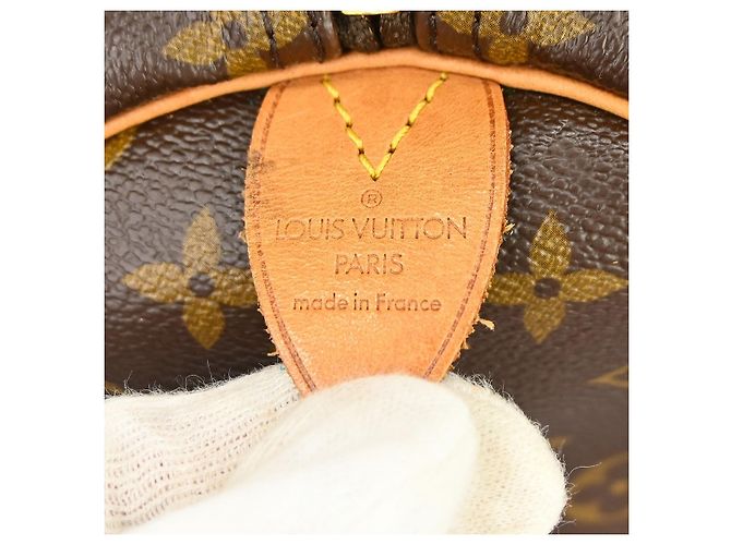 Louis Vuitton Keepall Monogram Canvas 60 Marrone - vista 4