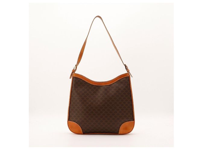 Céline Celine Macadam Monogram Schultertasche Braun Monogramm - Ansicht 3