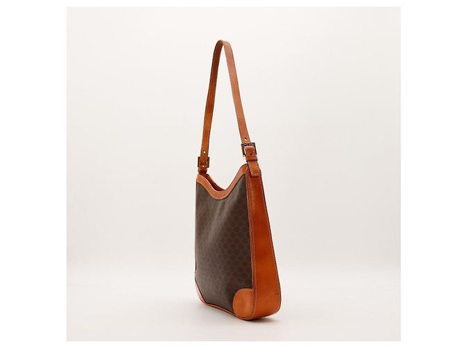 Céline Celine Macadam Monogram Schultertasche Braun Monogramm - Ansicht 4