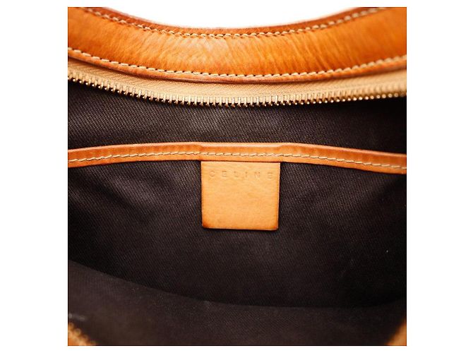 Céline Celine Macadam Monogram Schultertasche Braun Monogramm - Ansicht 7