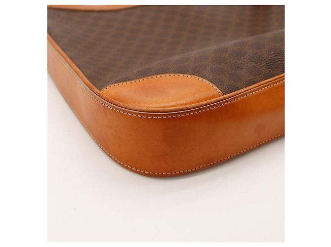 Céline Celine Macadam Monogram Schultertasche Braun Monogramm - Ansicht 8