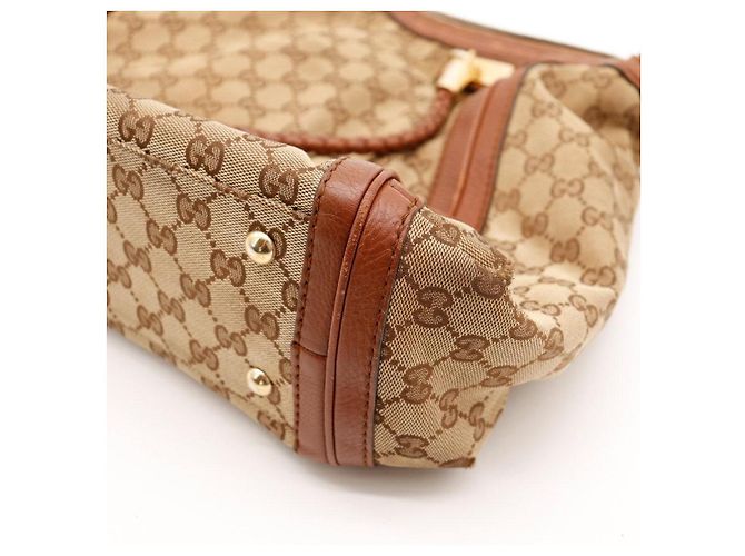 Gucci Boston Bag GG Monogram Canvas Braun Monogramm - Ansicht 11