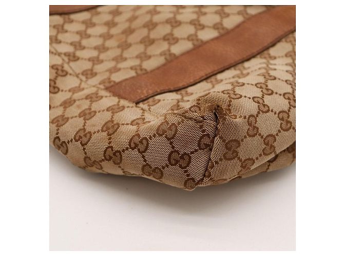 Borsa Tote Gucci in Tela Monogramma GG Marrone - vista 10