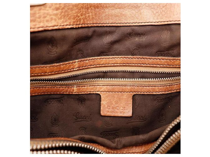 Borsa Tote Gucci in Tela Monogramma GG Marrone - vista 8
