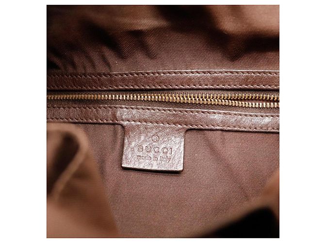 Borsa Hobo Gucci Monogram con coulisse Marrone Monogramma - vista 7