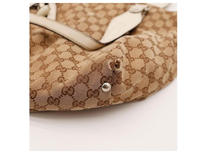 Gucci GG Monogram Canvas Shopper Bag Braun Beige - Ansicht 10