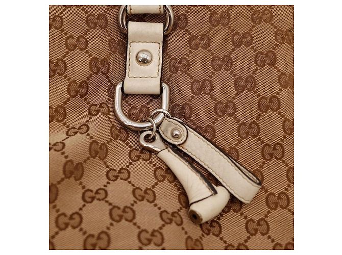 Gucci GG Monogram Canvas Shopper Bag Braun Beige - Ansicht 7