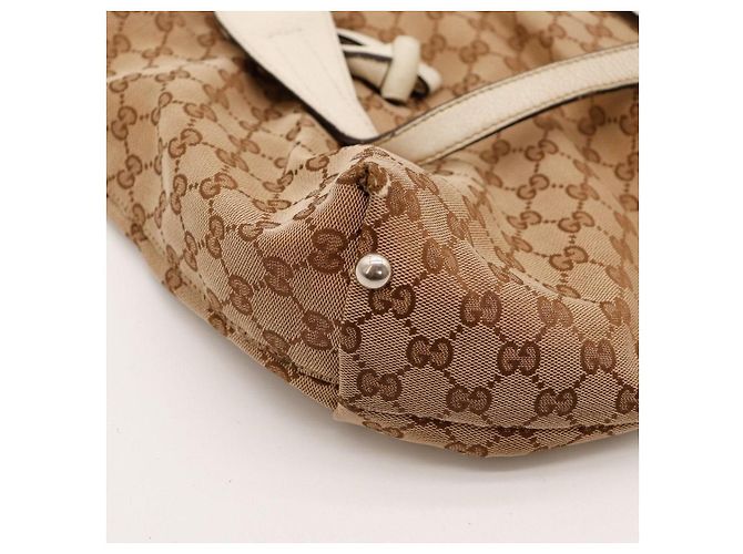 Gucci GG Monogram Canvas Shopper Bag Braun Beige - Ansicht 9