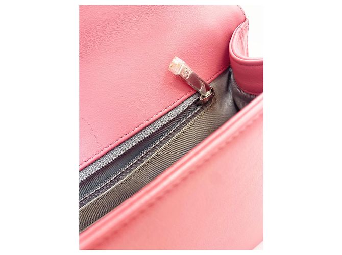 Borsa Chanel Boy Flap Pelle Rosa - vista 11