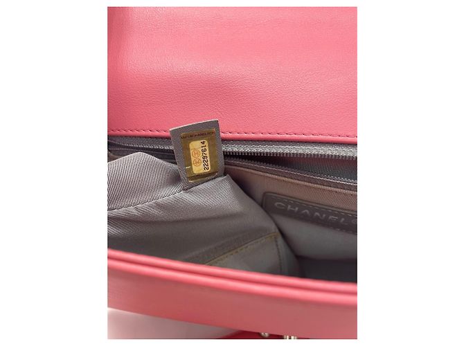 Borsa Chanel Boy Flap Pelle Rosa - vista 14