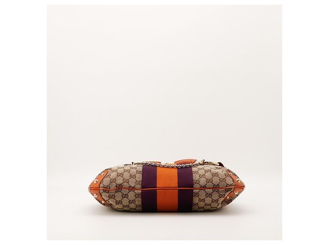Gucci Hysteria Monogramm Canvas Hobo Bag Braun Orange Lila - Ansicht 5
