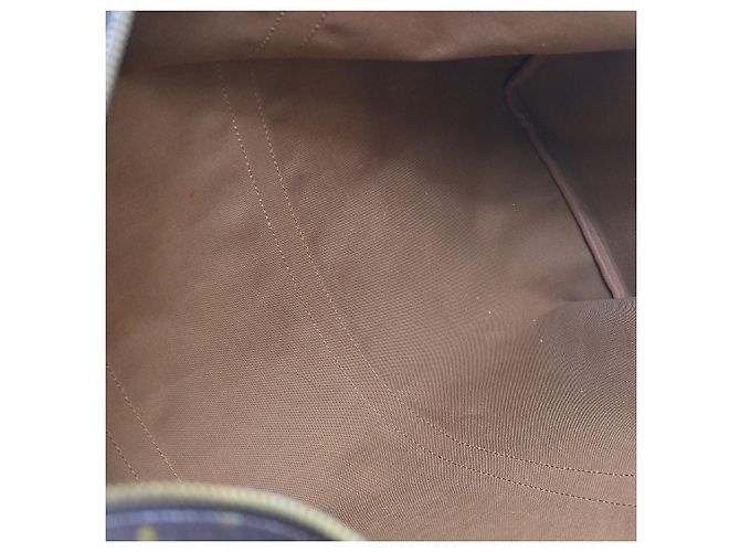 Louis Vuitton Keepall Monogram Canvas 60 Marron - vue 3
