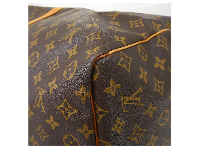Louis Vuitton Keepall Monogram Canvas 60 Marron - vue 5