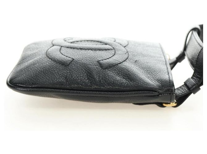 Chanel Vintage Timeless Belt Bag Caviar Small Nero - vista 4