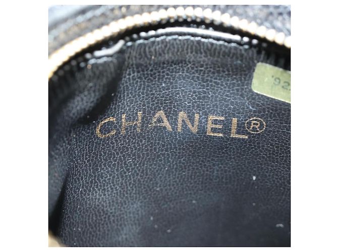Chanel Vintage Timeless Belt Bag Caviar Small Nero - vista 6