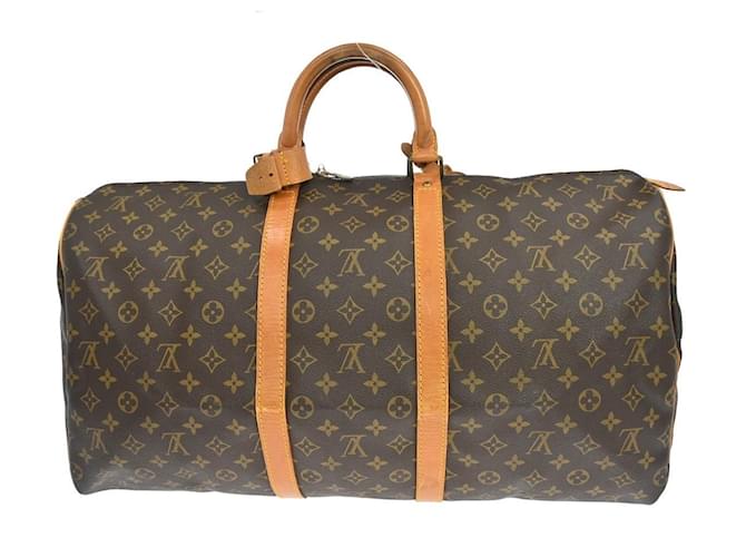 Louis Vuitton Keepall Monogram Canvas 55 Marrone - vista 2