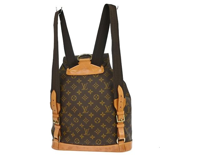 Louis Vuitton Vintage Montsouris Monogram Canvas GM Marron - vue 2