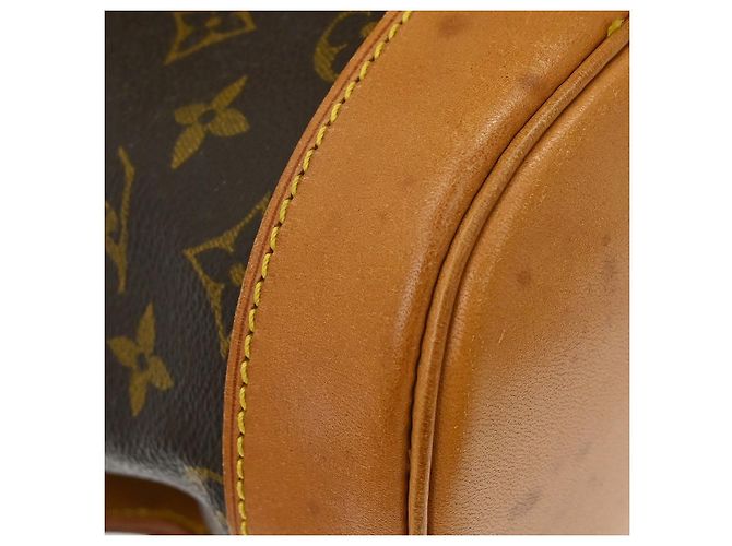 Louis Vuitton Vintage Montsouris Monogram Canvas GM Marron - vue 7