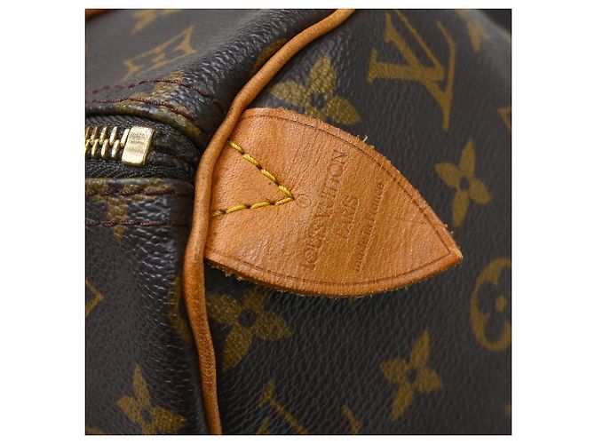 Borsa Louis Vuitton Speedy Monogram Canvas 30 Marrone - vista 4