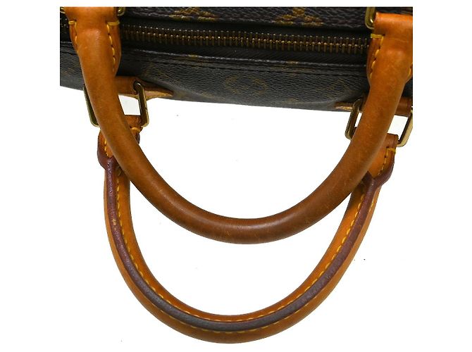 Borsa Louis Vuitton Speedy Monogram Canvas 30 Marrone - vista 6