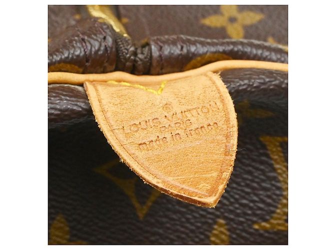 Borsa Keepall Louis Vuitton Monogram Canvas 45 Marrone - vista 5