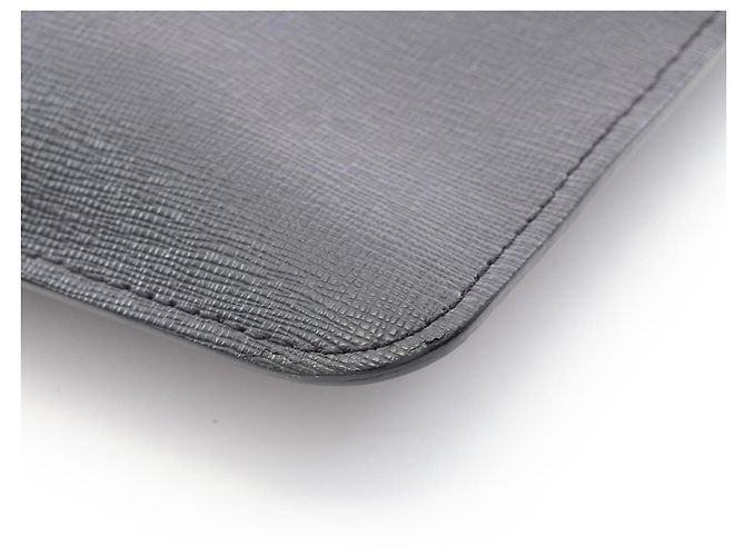 Clutch Fendi Karlito Second Bag in pelle nera Nero - vista 5