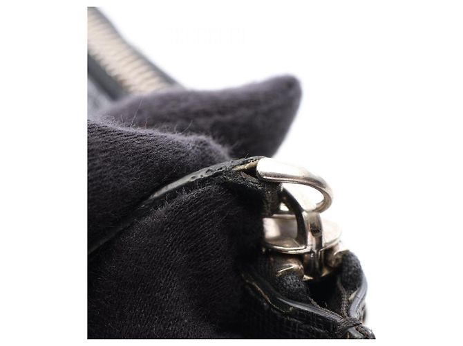 Clutch Fendi Karlito Second Bag in pelle nera Nero - vista 8