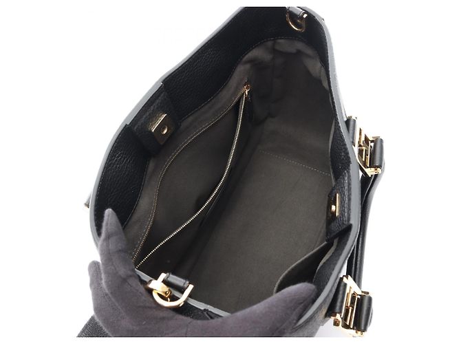 Fendi FF Tote Bag Small 2-Way Handbag Schwarz - Ansicht 3