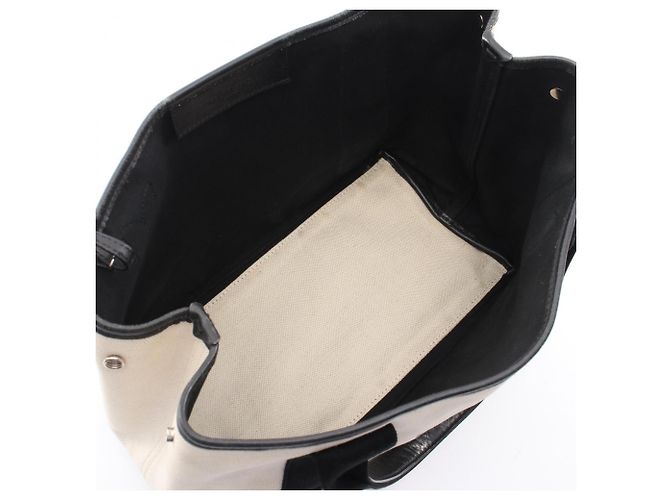 Borsa Tote Balenciaga Navy Cabas S Nero Crudo - vista 3