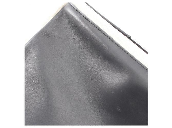 Borsa Tote Balenciaga Navy Cabas S Nero Crudo - vista 8