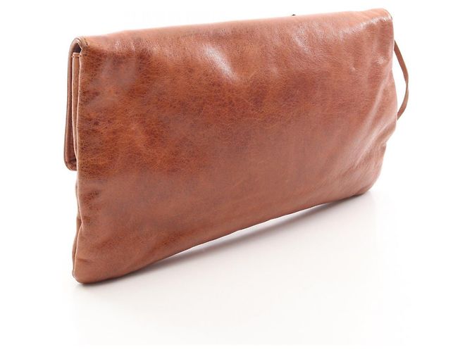 Borsa Balenciaga Giant Envelope Second Marrone - vista 2